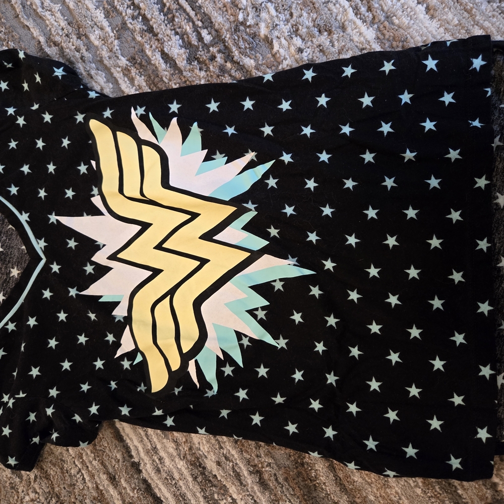 Wonder Woman Top with Yellow Graphic